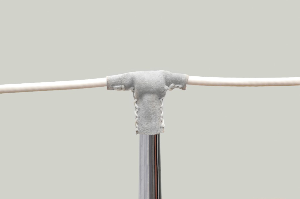 WATERLINE Leather Abrasion Protection Set for Railing T-Supports 1 WATERLINE Leather Abrasion Protection Set for Railing T-Supports