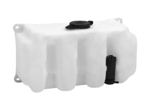 EXALTO Windscreen Washer Fluid Reservoir, Plastic, 1.2L with Integrated 12V Pump