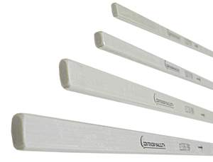 RBS End Cap Triangle for Sail Battens E19300F 19x7.6mm 10pcs. 1 RBS End Cap Triangle for Sail Battens E19300F 19x7.6mm 10pcs.