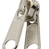 YKK end piece for spiral zipper, size 10, metal/nickel silver, 10 pieces. 3 yk700020 2