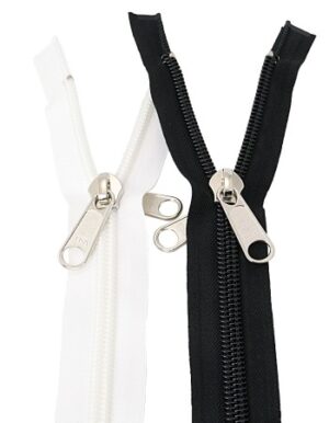 YKK spiral zipper, size 6, continuous without slider, 200m, black