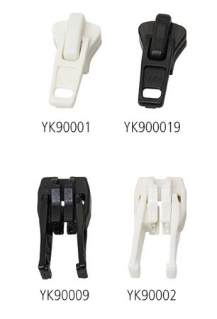YKK slider with autolock for toothed zippers. Size 10 POM black 10 pcs. 1 YKK slider with autolock for toothed zippers. Size 10 POM black 10 pcs.