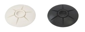 SNAD self-adhesive plastic top part, 40mm, for pins, white