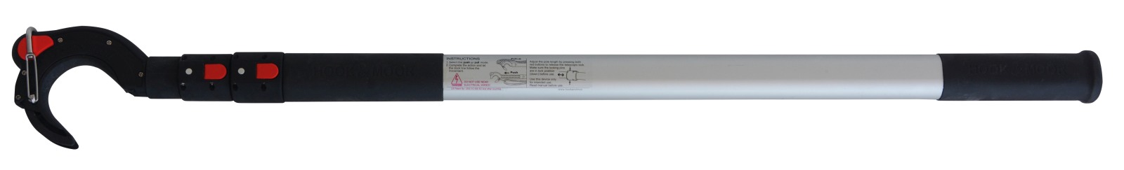 ROBLINE HOOK & MOOR VARIO telescopic boat hook, Ø60mm 1.0m-2.5m KS 1 ROBLINE HOOK & MOOR VARIO telescopic boat hook, Ø60mm 1.0m-2.5m KS