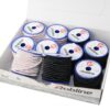 ROBLINE rubber line, PES/NR, 3mm color mix 15m, 10 pcs. 2 yt7151514
