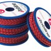 ROBLINE Leech Line, PES/Robtec, 1.7mm red/silver, 10m