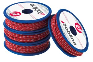 ROBLINE Leech Line, PES/Robtec, 1.7mm red/silver, 10m