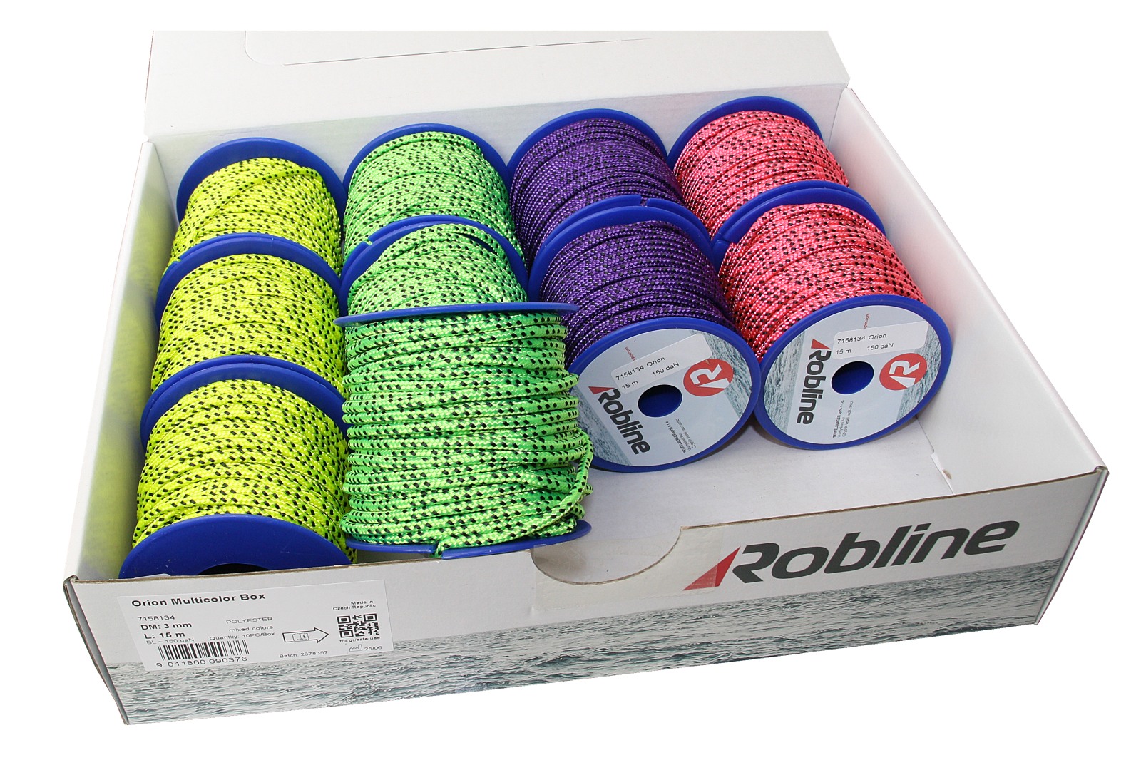 ROBLINE Orion, PES/PES, 3mm color mix2, 15m 1 ROBLINE Orion, PES/PES, 3mm color mix2, 15m