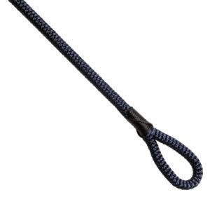 ROBLINE Braided Fender Lines, PES, 8mm, Eye 40mm, navy, 1.5m, 2 pcs.