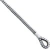 ROBLINE Mooring Line Rio, PES/PES, 10mm, Stainless Steel Thimble, Black/White, 30m 3 yt7181672 2