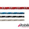 ROBLINE 8-Plaited Dinghy, PES/PES, 4mm red/silver 3 yt 8 Plaited Dinghy