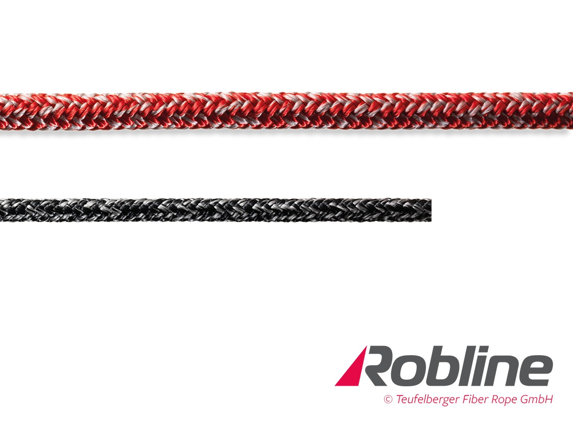 ROBLINE Dinghy Sheet, PES-PA/PES, 7mm black/gray 1 ROBLINE Dinghy Sheet, PES-PA/PES, 7mm black/gray