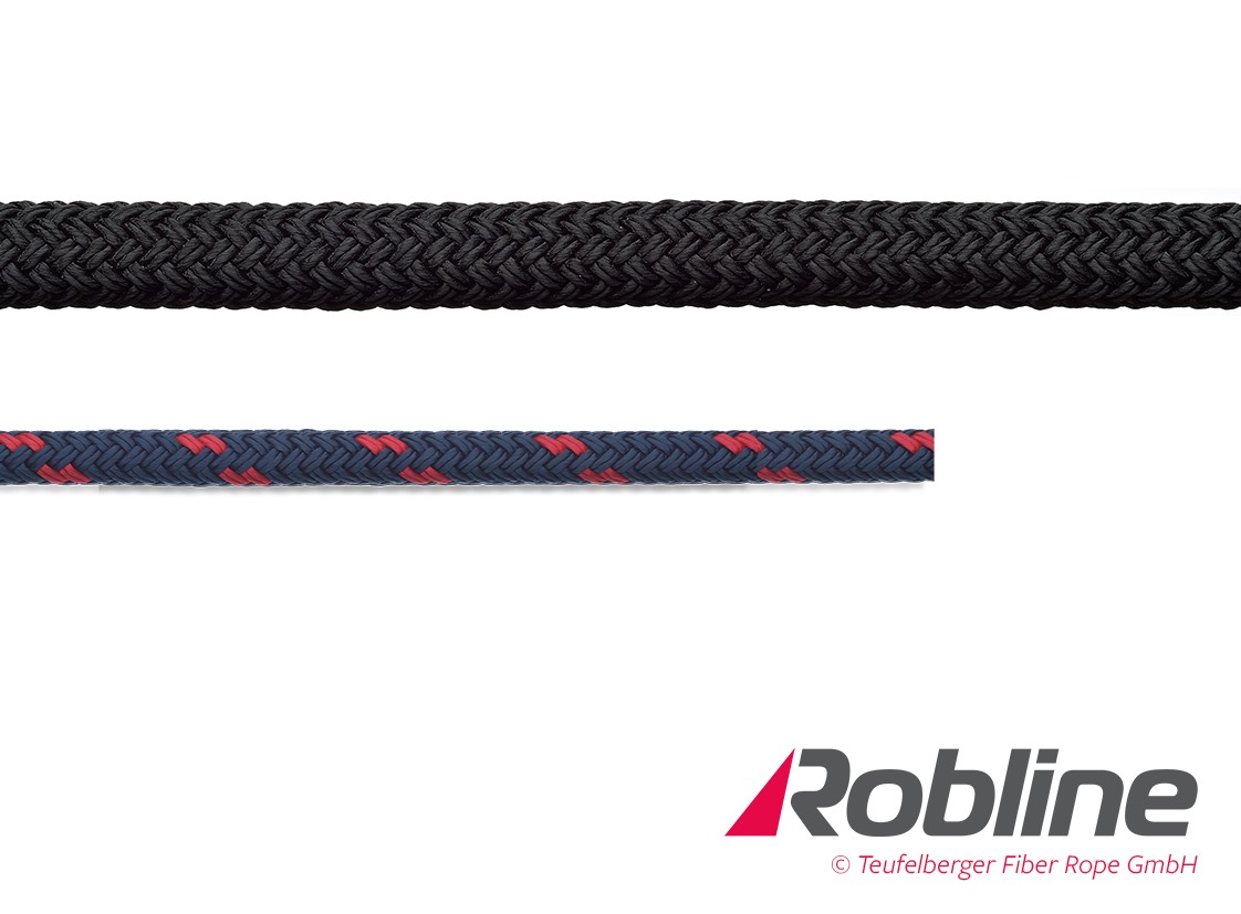 ROBLINE mooring line Palma Elastic, PA/PA, 18mm navy/red 1 ROBLINE mooring line Palma Elastic, PA/PA, 18mm navy/red