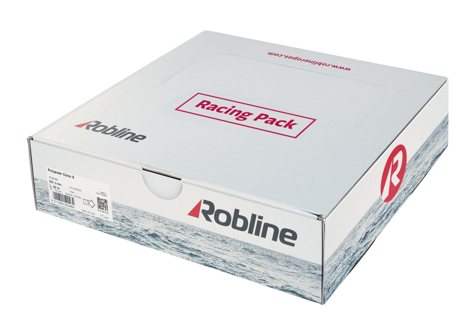 ROBLINE Racing Pack Dinghy Control, PES/Dyneema, 5mm color mix, 25m, 4 pcs. 1 ROBLINE Racing Pack Dinghy Control, PES/Dyneema, 5mm color mix, 25m, 4 pcs.