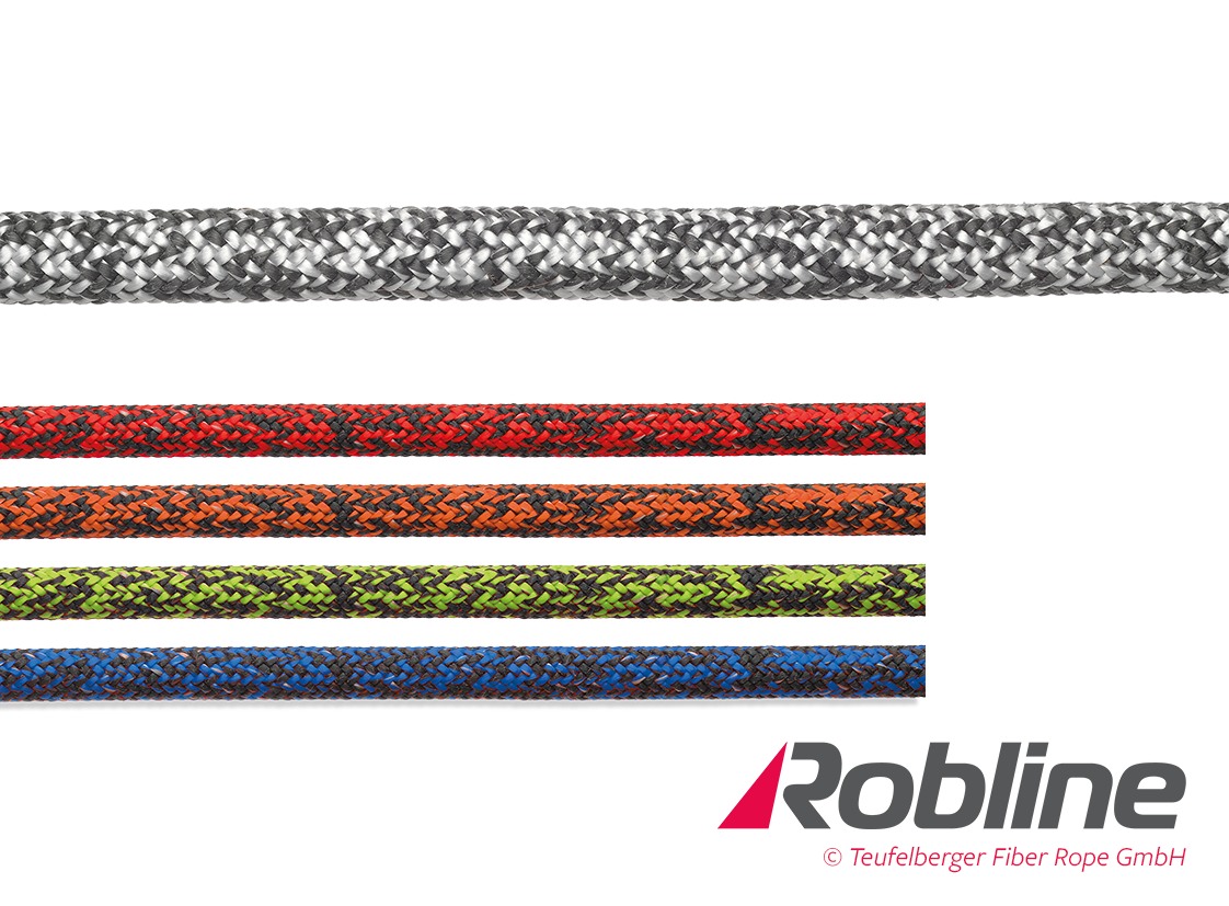 ROBLINE Sirius XTS, PES-Technora-Robtec/Robtec-XLF, 8mm white/grey/white 1 ROBLINE Sirius XTS, PES-Technora-Robtec/Robtec-XLF, 8mm white/grey/white