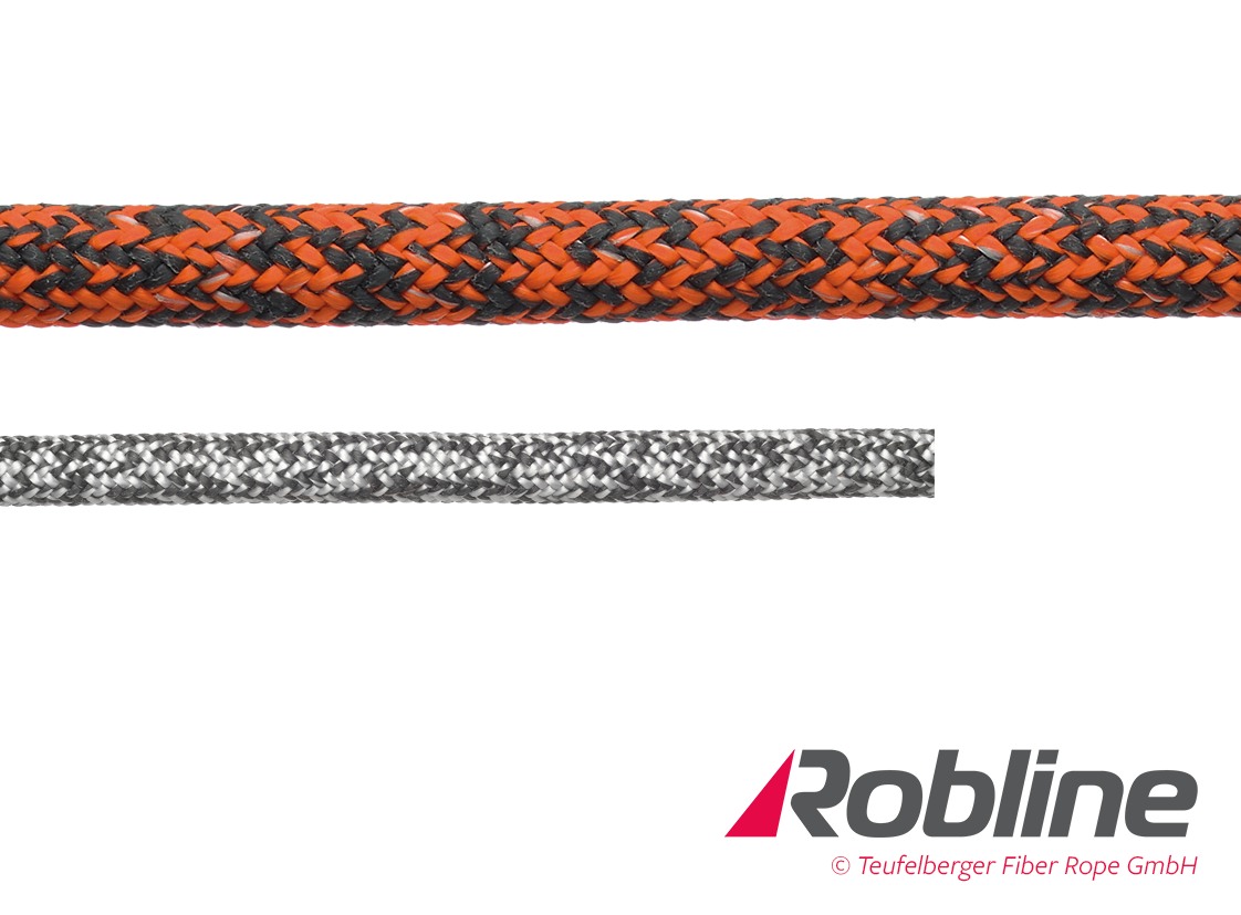 ROBLINE Sirius XTS Cover, PES-Technora-Robtec, 10mm neon orange/black/white 1 ROBLINE Sirius XTS Cover, PES-Technora-Robtec, 10mm neon orange/black/white